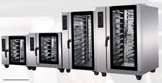 Kommerzieller gedämpfter Brotbackofen Heißluftumwälzofen Konstante Temperatur Elektrisch