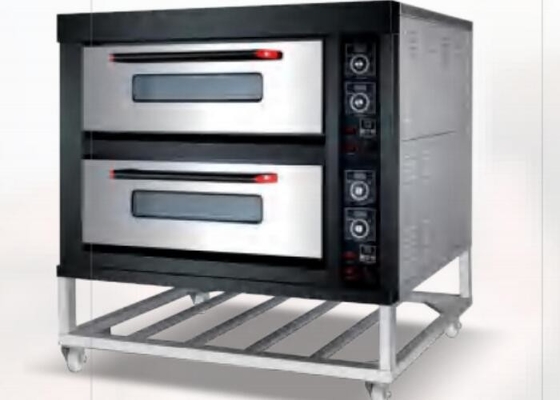Schwarzer Elektroofen aus Titan, 380 V, kommerzielles Backen