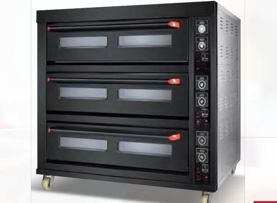 Schwarzer Elektroofen aus Titan, 380 V, kommerzielles Backen