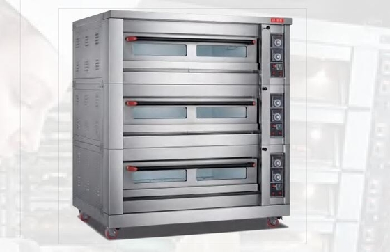 Kommerzieller Elektro-Gasbackofen Luxuriöser Typ 380V