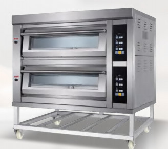 Brot-Kuchen-Pizza 6.6KW des kommerzielles elektrisches Gas-backende Ofen-380v