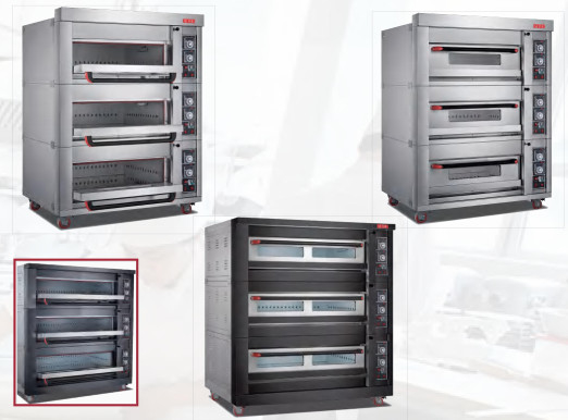 Luxuriöses elektrisches Kuchen-Brot-backendes Gas 220V des Ofen-380V