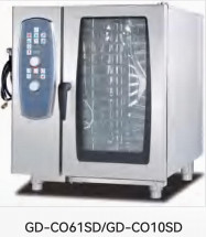 Multifunktions4 Schicht 9kW Combi Oven Combines Steamer Baking In