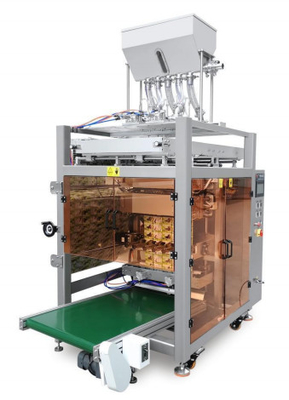 Mehrreihige Seite vier der 60HZ Sperrflüssigkeits-Verpackmaschine-4.5KW Y1880