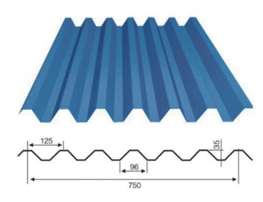 750 Metalldeckungs-Blatt, das Maschine Cr12 für Dachplatte-Platte herstellt