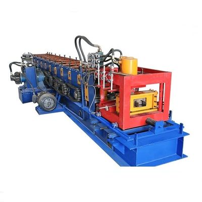 Hydraulische CZ-Purlin-Rolle, die Doppelt-Köpfe Decoiler der Maschinen-5T bildet