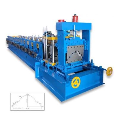 Dach Ridge Cap Roll Forming Machine Cr12 des Metall50hz