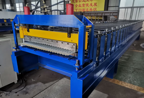 Stahlrolle der Farbe4.5t, die Maschine für hohes Wellen-Wellblech bildet