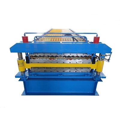 Stahlrolle der Farbe15m/min, die Maschinen-gewölbtes Dach-Blatt bildet