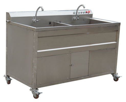 Maschinerie-Doppelt-Behälter Veg-Waschmaschine der Lebensmittelverarbeitungs-SS304