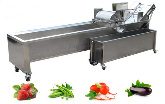 Blasen-Waschmaschine 1500kg/h der Frucht-4.2KW mit Verunreinigungs-Abbau-Gerät