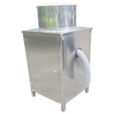 Silberne Lebensmittelverarbeitungs-Maschinerie, Schälmaschine des Knoblauch-50kg/h