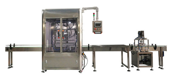 Erdnussöl-automatische Verpackmaschine, Flaschen-füllende Kappen-Maschine des Öl-1800bph