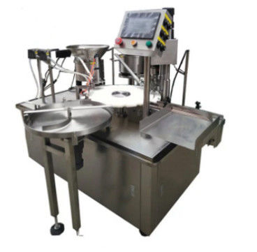 Füllende 1.2KW Verpackungsmaschine, automatische lineare mit einer Kappe bedeckende Maschine 3000bph