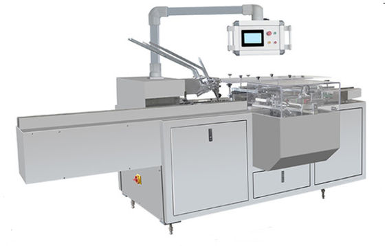 90box/min halb automatischer Kartonierungsedelstahl der maschinen-1.5KW