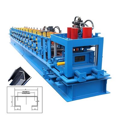 Purlin-Rolle 15T CZ, die Rollen-hydraulische das Lochen der Maschinen-90mm bildet
