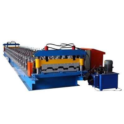 Plattform-Rolle des Metall3t, die Maschine für Farbstahlblech 12m/min bildet