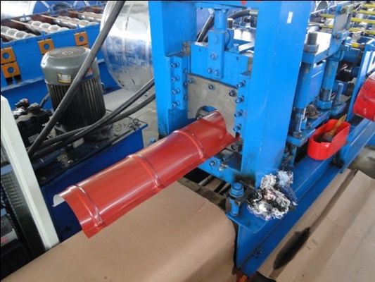 Halbrunde Phase 2.5T Ridge Cap Roll Forming Machine-Grün-3