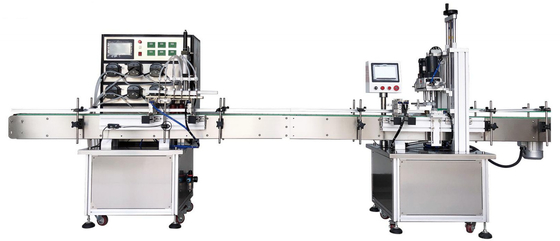 Peristaltik-Pumpen-flüssiges Füllmaschine PLC-Steuerzugeführtes Mit einer Kappe bedecken
