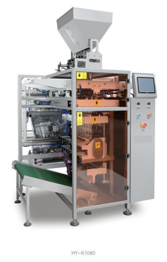 des 4Side Sperrflüssigkeits-Verpackmaschine-Körnchen-/Pulver-220v 4,5 Kilowatt YH-K1080 F1080