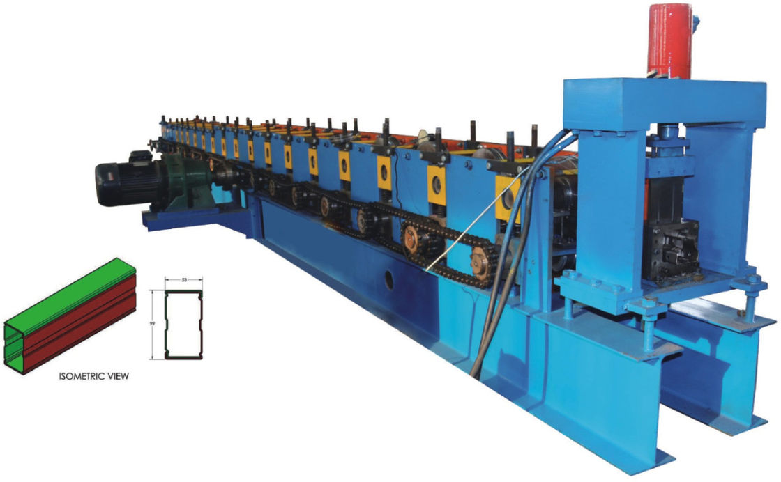 Gestell-Rolle des Speicher4.5t, die Maschine 5.5KW für Aluminiumplatte bildet