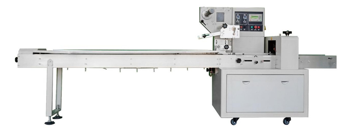 450mm Film-Kissen-Art Verpackungsmaschine 220bags/Min 2.4kw