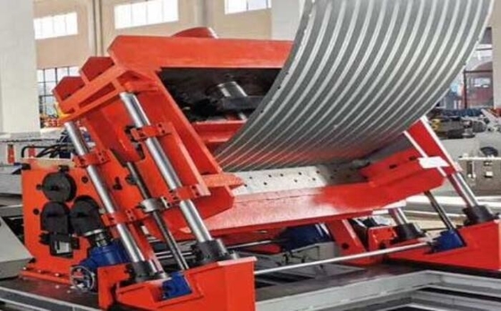 ZX-40 gesäumter Stahlplattensilo, der Maschinen-Spirale 4mm 4.5m/Min bildet
