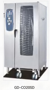 Multifunktions4 Schicht 9kW Combi Oven Combines Steamer Baking In
