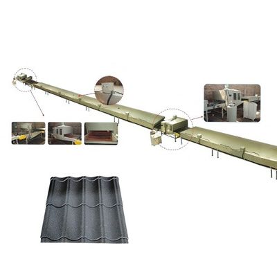 ISO-Stein-überzogene Dachplatte-Maschine, manuelle Dachplatte 30T, die Maschine herstellt